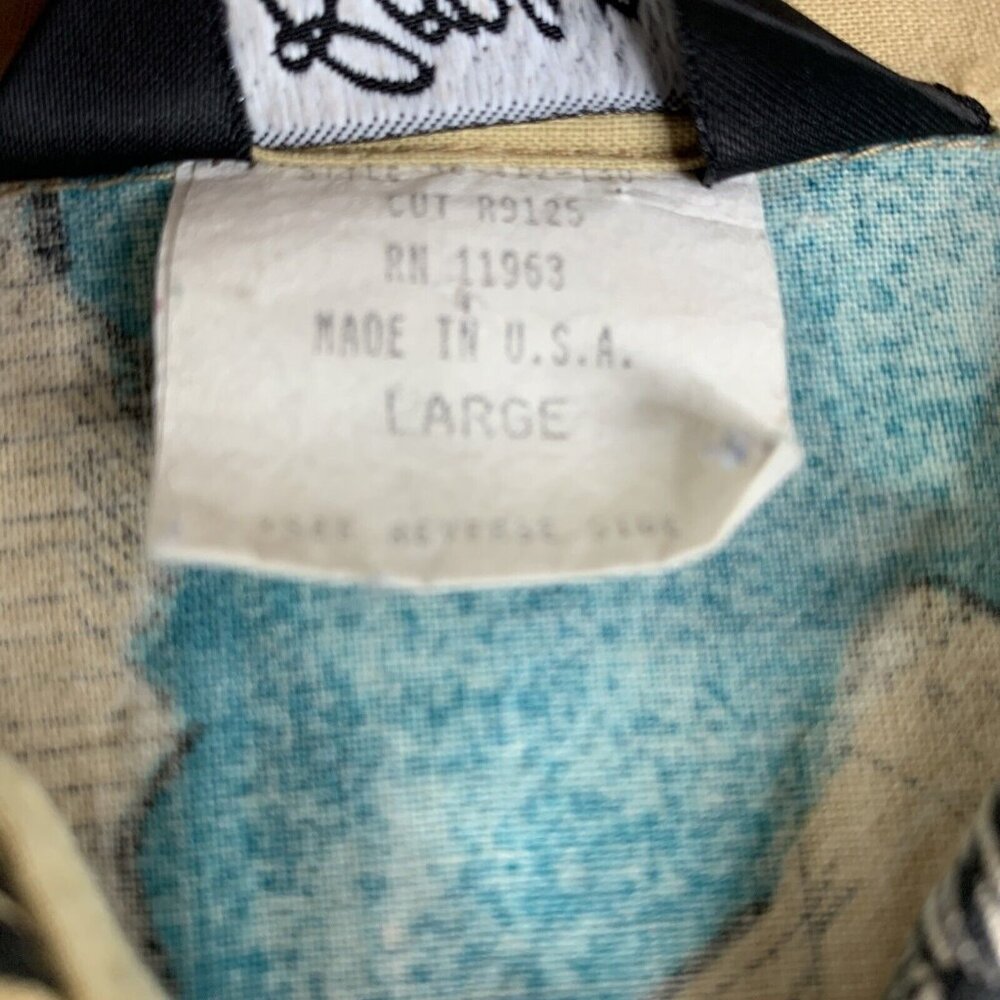 Vintage Roper Western Button-Up Shirt With Native American Print In Turquoise & - Picture 10 of 10
